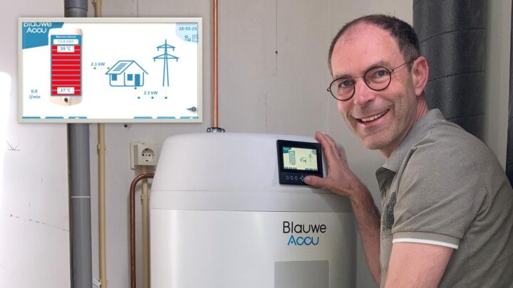 Joost bij zijn Blauwe Accu